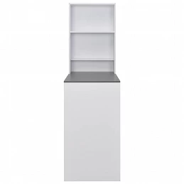 Acquista Tavolo da Bar con Mobiletto Bianco 115x59x200 cm con riferimento GHV-280231 della ditta GARDENHOME