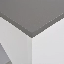 Acquista Tavolo da Bar con Mobiletto Bianco 115x59x200 cm con riferimento GHV-280231 della ditta GARDENHOME