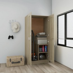 Acquista Armadio Rovere Sonoma 82,5x51,5x180cm in Truciolato con riferimento GHV-803437 della ditta GARDENHOME