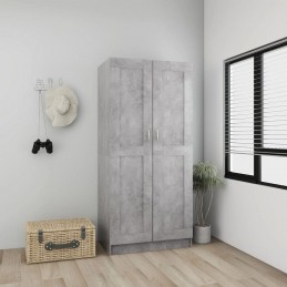 Acquista Armadio Grigio Calcestruzzo 82,5x51,5x180 cm in Truciolato con riferimento GHV-803438 della ditta GARDENHOME