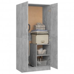Acquista Armadio Grigio Calcestruzzo 82,5x51,5x180 cm in Truciolato con riferimento GHV-803438 della ditta GARDENHOME