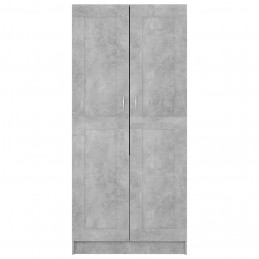 Acquista Armadio Grigio Calcestruzzo 82,5x51,5x180 cm in Truciolato con riferimento GHV-803438 della ditta GARDENHOME