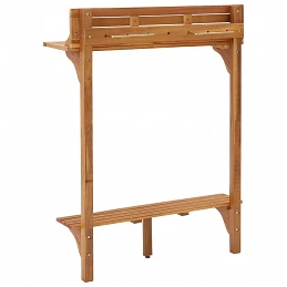 Acquista Tavolo da Bar da Balcone 90x37x122,5 cm in Massello di Acacia con riferimento GHV-310253 della ditta GARDENHOME