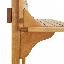 Acquista Tavolo da Bar da Balcone 90x37x122,5 cm in Massello di Acacia con riferimento GHV-310253 della ditta GARDENHOME