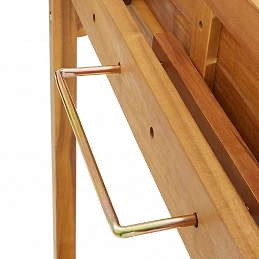 Acquista Tavolo da Bar da Balcone 90x37x122,5 cm in Massello di Acacia con riferimento GHV-310253 della ditta GARDENHOME