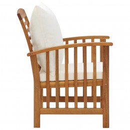 Acquista Sedie da Giardino con Cuscini 2 pz in Massello di Acacia con riferimento GHV-310257 della ditta GARDENHOME
