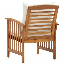 Acquista Sedie da Giardino con Cuscini 2 pz in Massello di Acacia con riferimento GHV-310257 della ditta GARDENHOME