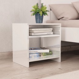 Acquista Comodini Lucidi Bianchi 2pz 40x30x40 cm in Truciolato con riferimento GHV-800022 della ditta GARDENHOME