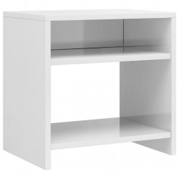 Acquista Comodini Lucidi Bianchi 2pz 40x30x40 cm in Truciolato con riferimento GHV-800022 della ditta GARDENHOME