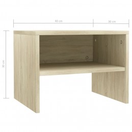 Acquista Comodini Rovere Sonoma 2 pz 40x30x30 cm in Truciolato con riferimento GHV-800070 della ditta GARDENHOME