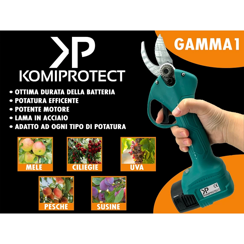 Acquista Forbice a Batteria GAMMA 1 taglio 25 mm con riferimento K613 della ditta KOMIPROTECT
