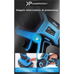 Acquista Motosega Argon 4 profi a Batteria con Lubrificazione Catena con riferimento K615 della ditta KOMIPROTECT