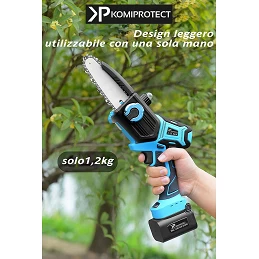 Acquista Motosega Argon 4 profi a Batteria con Lubrificazione Catena con riferimento K615 della ditta KOMIPROTECT