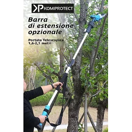 Acquista Asta Telescopica 160-210 cm per Motosega Argon 4 Profi con riferimento K618 della ditta KOMIPROTECT