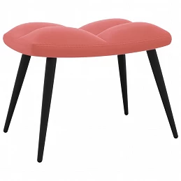 Acquista Poltrona Relax con Poggiapiedi Rosa in Velluto con riferimento GHV-328088 della ditta GARDENHOME