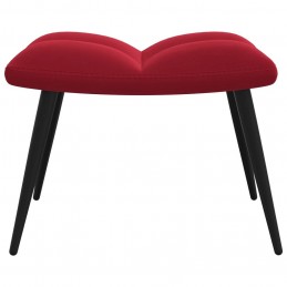 Acquista Poltrona Relax con Poggiapiedi Rosso Vino in Velluto con riferimento GHV-328089 della ditta GARDENHOME