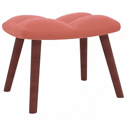 Acquista Poltrona Relax con Poggiapiedi Rosa in Velluto con riferimento GHV-328066 della ditta GARDENHOME