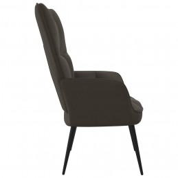 Acquista Poltrona Relax Grigio Scuro in Velluto con riferimento GHV-328074 della ditta GARDENHOME