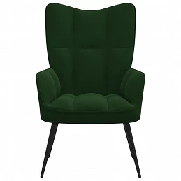 Acquista Poltrona Relax Verde Scuro in Velluto con riferimento GHV-328075 della ditta GARDENHOME