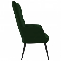 Acquista Poltrona Relax Verde Scuro in Velluto con riferimento GHV-328075 della ditta GARDENHOME