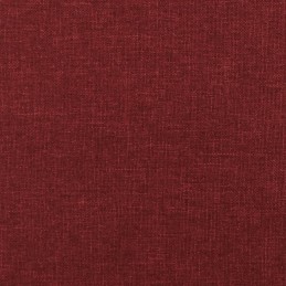 Acquista Poggiapiedi con Gambe in Legno Rosso Vino in Tessuto con riferimento GHV-329428 della ditta GARDENHOME