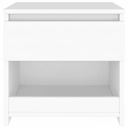 Acquista Comodino Bianco 40x30x39 cm in Legno Ingegnerizzato con riferimento GHV-803443 della ditta GARDENHOME