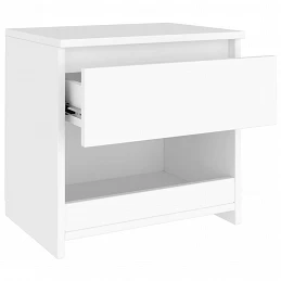 Acquista Comodini 2 pz Bianco 40x30x39 cm in Legno Ingegnerizzato con riferimento GHV-803444 della ditta GARDENHOME