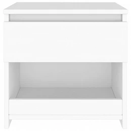 Acquista Comodini 2 pz Bianco 40x30x39 cm in Legno Ingegnerizzato con riferimento GHV-803444 della ditta GARDENHOME