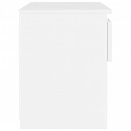Acquista Comodini 2 pz Bianco 40x30x39 cm in Legno Ingegnerizzato con riferimento GHV-803444 della ditta GARDENHOME