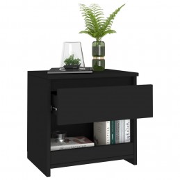 Acquista Comodino Nero 40x30x39 cm in Truciolato con riferimento GHV-803445 della ditta GARDENHOME