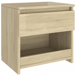 Acquista Comodino Rovere Sonoma 40x30x39 cm in Truciolato con riferimento GHV-803449 della ditta GARDENHOME