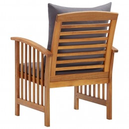 Acquista Sedie da Giardino con Cuscini 2 pz in Massello di Acacia con riferimento GHV-310258 della ditta GARDENHOME