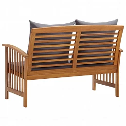 Acquista Panca da Giardino con Cuscini 119 cm in Massello Acacia con riferimento GHV-310261 della ditta GARDENHOME