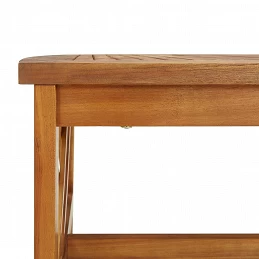 Acquista Tavolino da Caffè 102x50x43 cm in Legno Massello di Acacia con riferimento GHV-310265 della ditta GARDENHOME