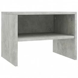 Acquista Comodino Grigio Cemento 40x30x30 cm in Truciolato con riferimento GHV-800071 della ditta GARDENHOME