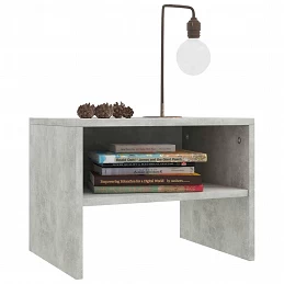 Acquista Comodino Grigio Cemento 40x30x30 cm in Truciolato con riferimento GHV-800071 della ditta GARDENHOME