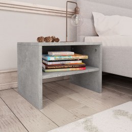 Acquista Comodini Grigio Cemento 2 pz 40x30x30 cm in Truciolato con riferimento GHV-800072 della ditta GARDENHOME