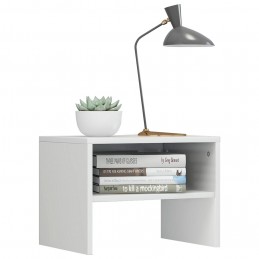 Acquista Comodini Bianco Lucido 2 pz 40x30x30 cm in Truciolato con riferimento GHV-800076 della ditta GARDENHOME