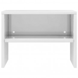 Acquista Comodini Bianco Lucido 2 pz 40x30x30 cm in Truciolato con riferimento GHV-800076 della ditta GARDENHOME