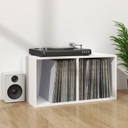 Acquista Contenitore per Vinili Bianco 71x34x36 cm in Legno Multistrato con riferimento GHV-800117 della ditta GARDENHOME