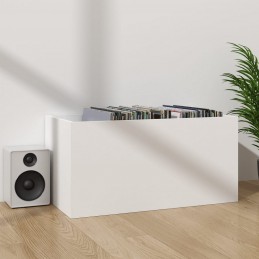 Acquista Contenitore per Vinili Bianco 71x34x36 cm in Legno Multistrato con riferimento GHV-800117 della ditta GARDENHOME