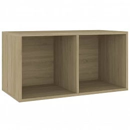 Acquista Contenitore per Vinili Rovere 71x34x36 cm in Legno Multistrato con riferimento GHV-800120 della ditta GARDENHOME