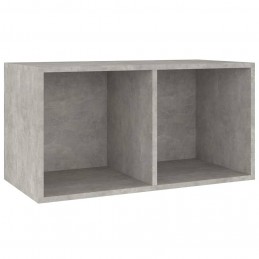 Acquista Contenitore per Vinili Grigio Cemento 71x34x36cm in Multistrato con riferimento GHV-800121 della ditta GARDENHOME