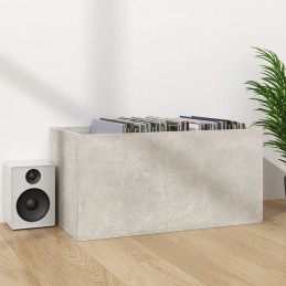 Acquista Contenitore per Vinili Grigio Cemento 71x34x36cm in Multistrato con riferimento GHV-800121 della ditta GARDENHOME