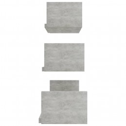 Acquista Mensole a Muro 3 pz Grigio Cemento in Truciolato con riferimento GHV-800202 della ditta GARDENHOME