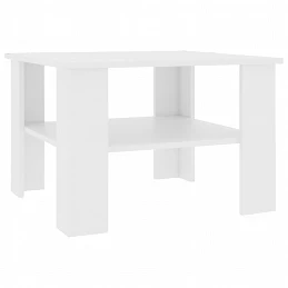 Acquista Tavolino da Salotto Bianco 60x60x42 cm in Legno Multistrato con riferimento GHV-800207 della ditta GARDENHOME