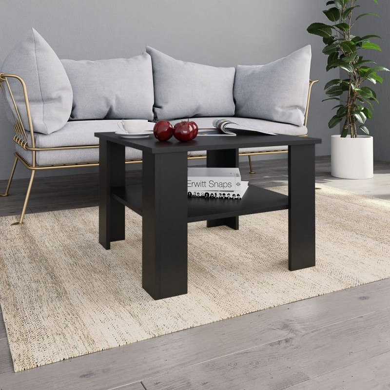 Acquista Tavolino da Caffè Nero 60x60x42 cm in Truciolato con riferimento GHV-800208 della ditta GARDENHOME