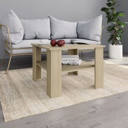 Acquista Tavolino da Caffè Rovere Sonoma 60x60x42 cm in Truciolato con riferimento GHV-800210 della ditta GARDENHOME