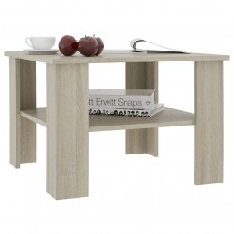 Acquista Tavolino da Caffè Rovere Sonoma 60x60x42 cm in Truciolato con riferimento GHV-800210 della ditta GARDENHOME
