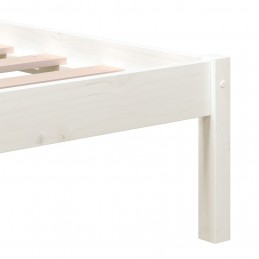 Acquista Giroletto Bianco in Legno Massello di Pino 140x190 cm con riferimento GHV-3101199 della ditta GARDENHOME